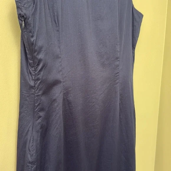 Sail to Sable Sleeveless Classic Maxi Dress | size Small | Navy & gold | EUC - Picture 7 of 11